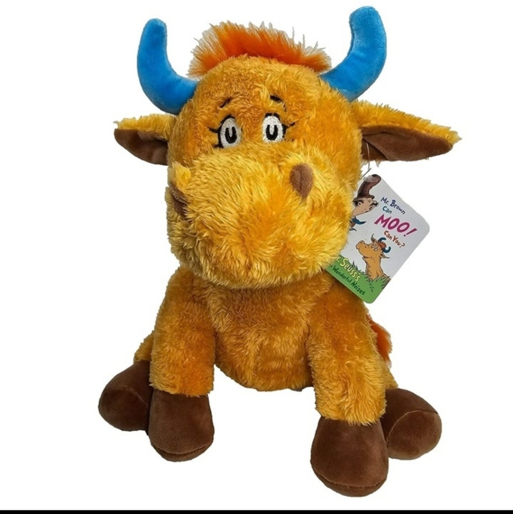 🆕️ Dr. Seuss Mr. Brown Plush Toy - Tan